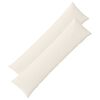 vidaXL Prevleka za blazino 2 pcs ALMELO Krem 40 x 145 cm korduroy