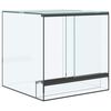 vidaXL Terarij s shranjevanjem Transparentno 30 x 30 x 30 cm Steklo