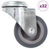 vidaXL Gibljiva kolesa z luknjami za sornik 32 kosov 50 mm