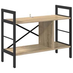 vidaXL Knjižna polica 3 nivojev 75 x 30 x 58,5 cm Inženirski les