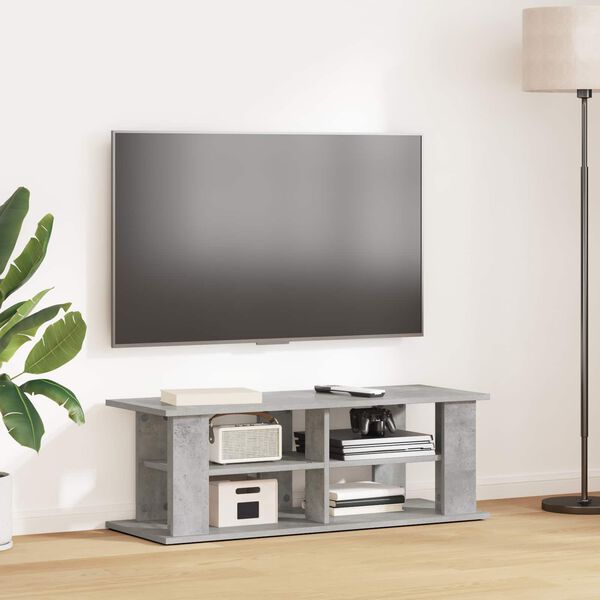 vidaXL Stojalo za TV Betonsko siva 96 x 35 x 33,5 cm