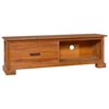 vidaXL TV omarica 112x30x37 cm trdna tikovina