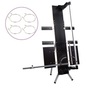 vidaXL Rezalnik za peno z aluminijastimi nogami 200 W