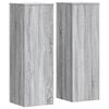 vidaXL Stojalo za rastline 2 kosa siva sonoma 33x33x100 cm inž. les