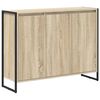 vidaXL Stranska omara Sonoma hrast 96,5 x 30 x 75 cm Inženirski les