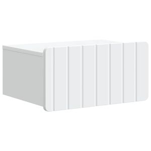 vidaXL Stenski nočni omarici Bela 49 x 34,5 x 24 cm Inženirski les