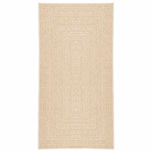 vidaXL Rug "ZIZUR" Bež 60x110 cm Juta videz Notranje in zunanje