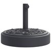vidaXL Podstavek za senčnik za &Oslash;38/48 mm palice 25 kg okrogel