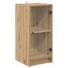 vidaXL Strani &scaron;al artisan hrast 35 x 37 x 76 cm Konstruiran les