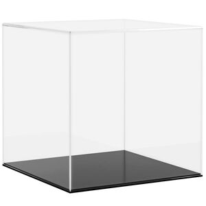 vidaXL Razstavna &scaron;katla prozorna 30x30x30 cm akril