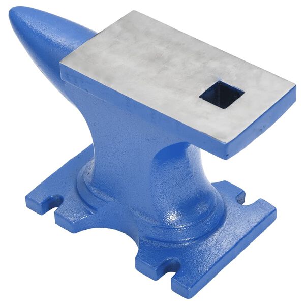 vidaXL Nakovalo modro 10,9 kg lito železo