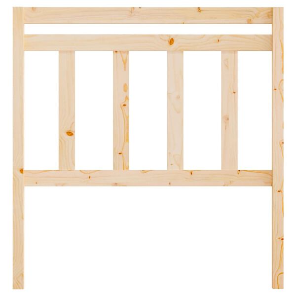 vidaXL Posteljno vzglavje 106x4x100 cm trdna borovina