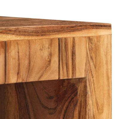 vidaXL Klubska mizica 90x50x45 cm trden akacijev les