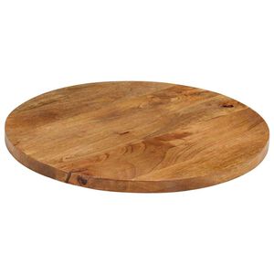 vidaXL Mizna plo&scaron;ča &Oslash; 40x2,5 cm okrogla trden mangov les