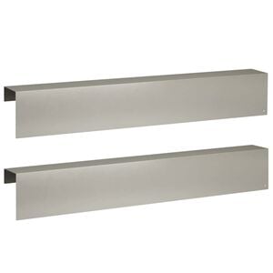 vidaXL Pokrivni profil za vrtno obrobo 2 kos 100 x 10 x 15 cm