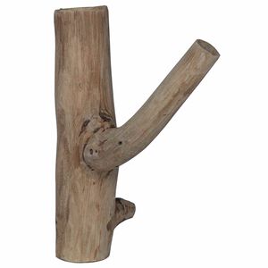 vidaXL Kavelj Rjava 4 x 4 x 14 cm Trdna obnovljena les