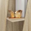 vidaXL Stranski polic Sonoma hrast 33 x 32 x 70,5 cm Konstruiran les