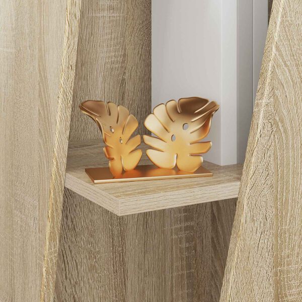 vidaXL Stranski polic Sonoma hrast 33 x 32 x 70,5 cm Konstruiran les