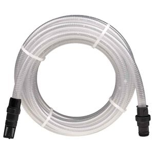 vidaXL Sesalna cev s PVC priključki prozorna 1" 10 m PVC