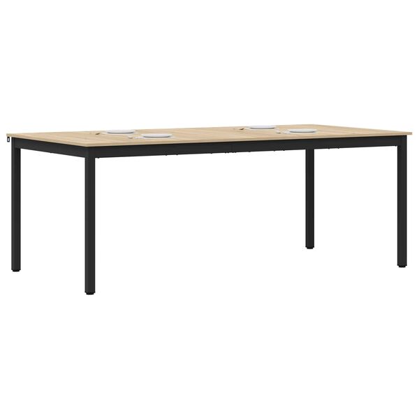 vidaXL Jedilne mize Konstruiran les