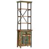 vidaXL Visoka omarica 55x30x180 cm trden predelan les