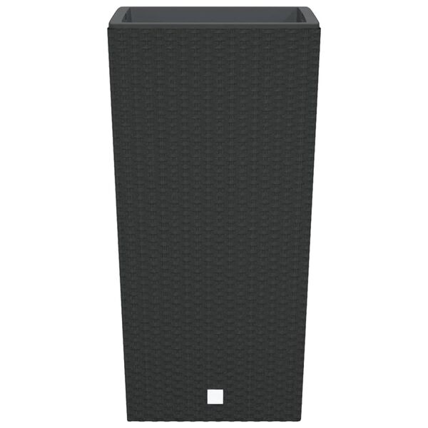 vidaXL Korito z odstranljivo notranjostjo antracit 21 / 49 L PP ratan