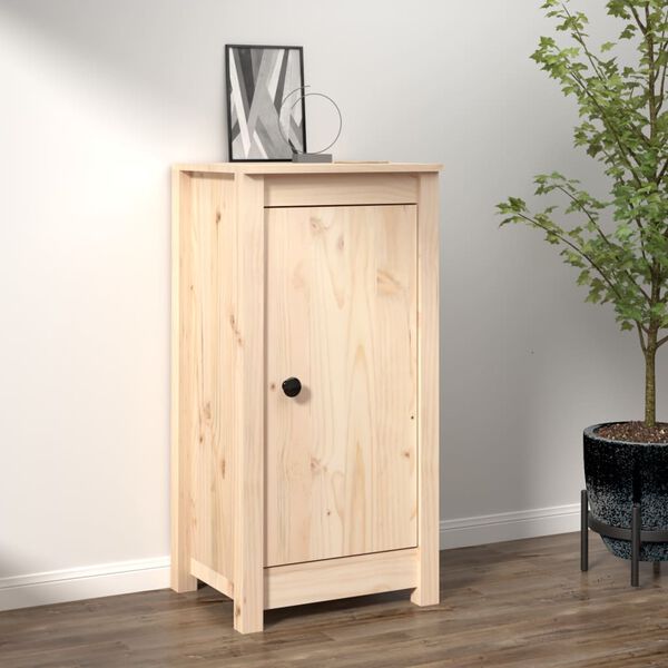 vidaXL Komoda 39x35x80 cm trdna borovina