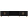 vidaXL TV omarica Črna Orehovina 180 x 31,5 x 40 cm Konstruiran les