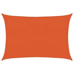 vidaXL Senčno jadro 160 g/m&sup2; oranžno 2x2,5 m HDPE