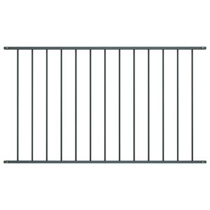 vidaXL Ograjni panel Woerden pra&scaron;no barvano jeklo 163x75 cm antracit