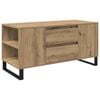 vidaXL Klubska miza Umetni hrast 102 x 44,5 x 50 cm Konstruiran les