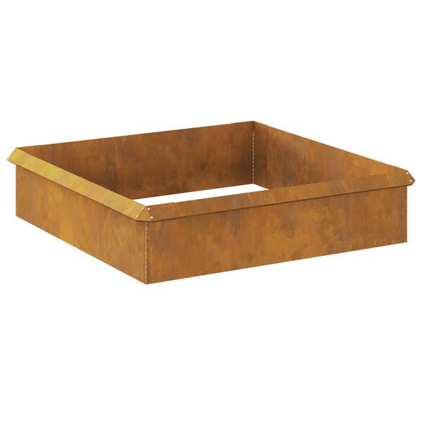 vidaXL Ograje proti polžem 8 pcs Rjav Vremensko odporno jeklo