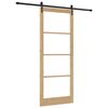 vidaXL Drsna vrata ORKDAL Naravna 93 x 232 cm