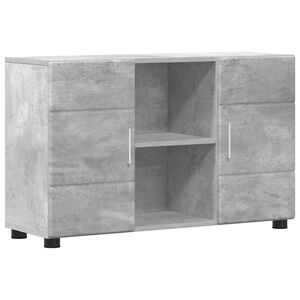 vidaXL Strani &scaron;al FLORIN 88,5 x 30,5 x 55,5 cm Betonsko siva