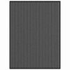 vidaXL Doormat Črna 80 x 120 cm Polipropilen