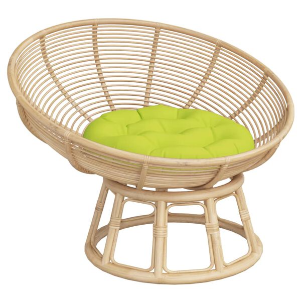 vidaXL Okrogla blazina svetlo zelena &Oslash; 60 x 11 cm oxford tkanina