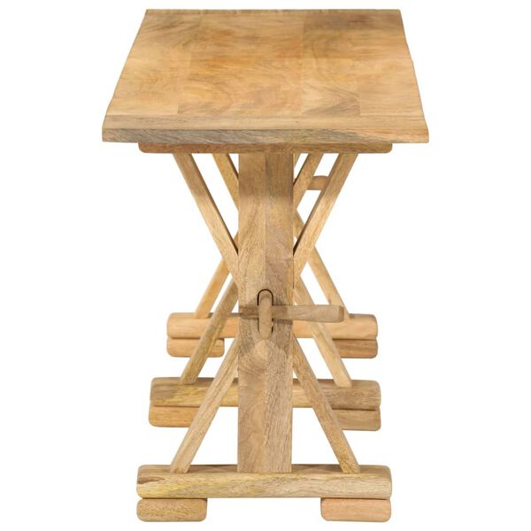 vidaXL Klop 160x35x45 cm trden mangov les