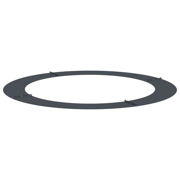 vidaXL primeren za ravne obroče dreves 5 pcs Antracit &Oslash;90 / 120 cm Jeklo