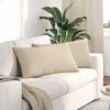 vidaXL Blazine za kavč 2 pcs krema 80 x 40 cm blago