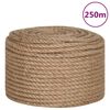vidaXL Vrv iz 100 % jute 10 mm 250 m
