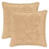 vidaXL Prevleka za blazino 2 kos HOUTEN Krem 40 x 40 cm
