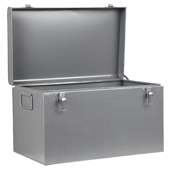 LABEL51 &Scaron;katla za shranjevanje Vintage 60x40x35 cm XL antično siva