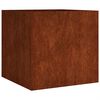 vidaXL Cvetlično korito 40x41x40 cm corten jeklo
