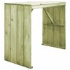 vidaXL Barska miza 130x60x110 cm impregnirana borovina