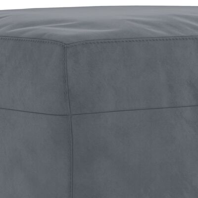 vidaXL Sedežna garnitura 3-delna z vzglavniki temno siv žamet