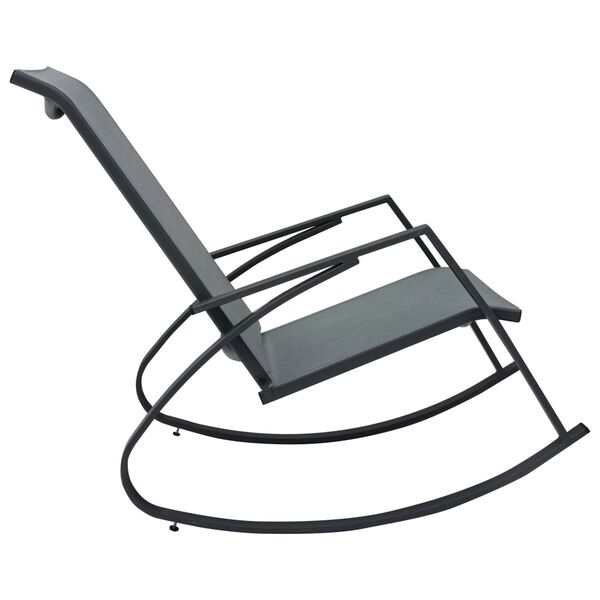 vidaXL Vrtni gugalnik 2 kosa tekstil temno sive barve