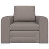 vidaXL Sofa postelja Taupe 98 x 71 x 83 cm blago