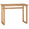 vidaXL Pisalna miza 100x45x75 cm trdna tikovina