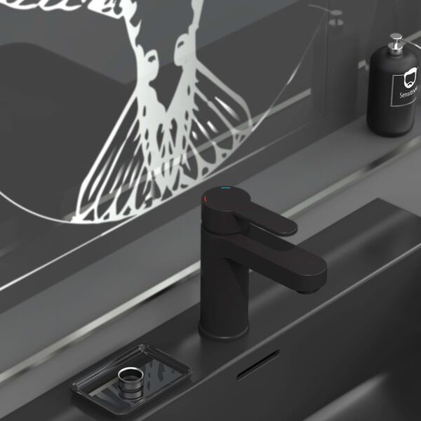 SCH&Uuml;TTE Me&scaron;alna armatura za umivalnik ELEPHANT mat črna