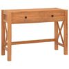 vidaXL Pisalna miza z 2 predaloma 100x40x75 cm tikovina